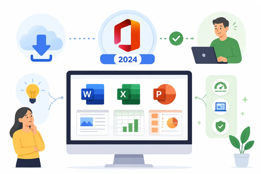 Ilustração: Baixar Office 2024: o Que Mudou e Como Obter