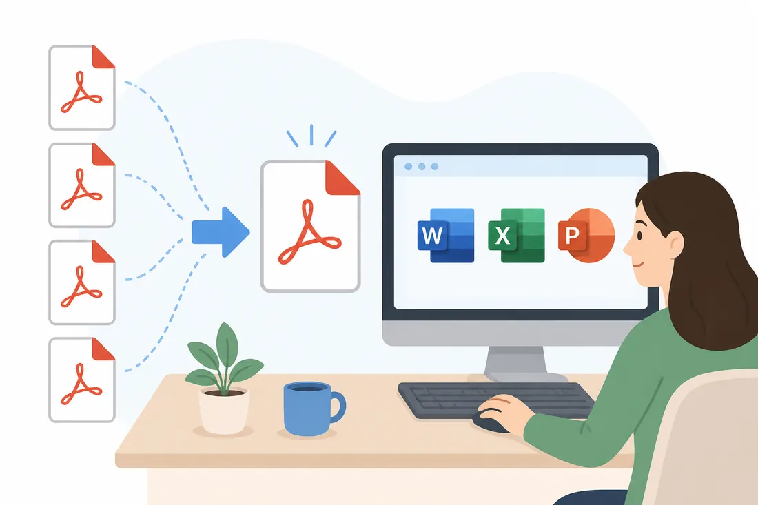 Ilustração: Como juntar vários PDFs grátis