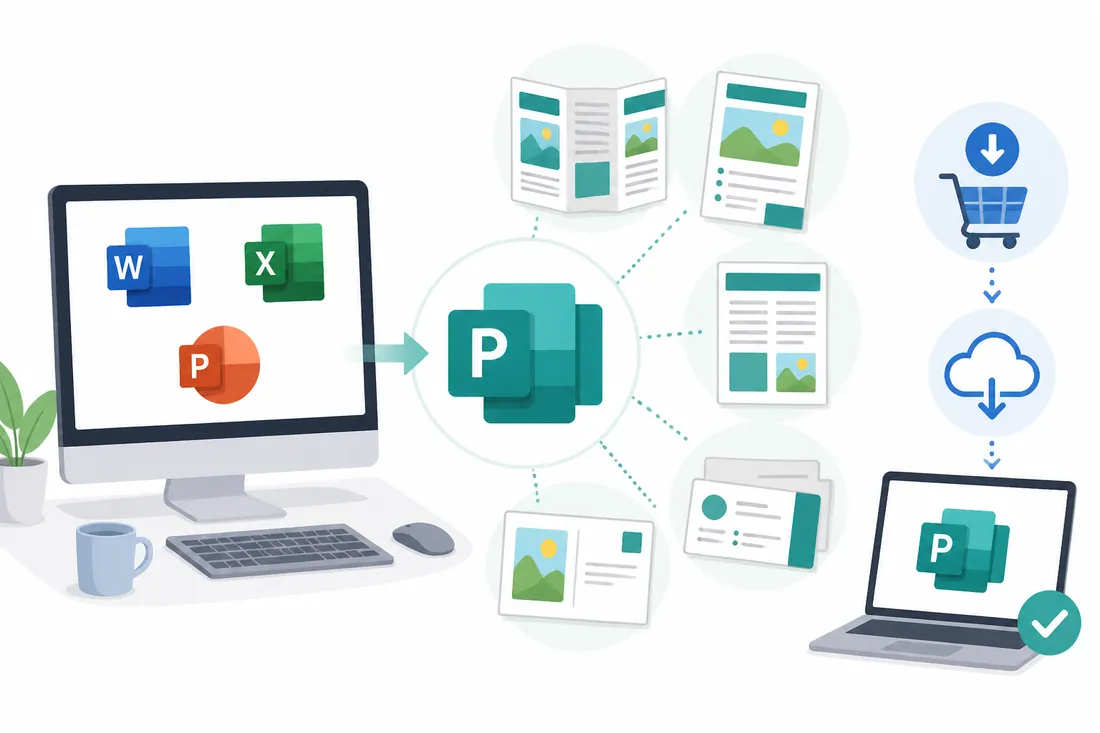 Ilustração: Microsoft Publisher: para que serve e como obter