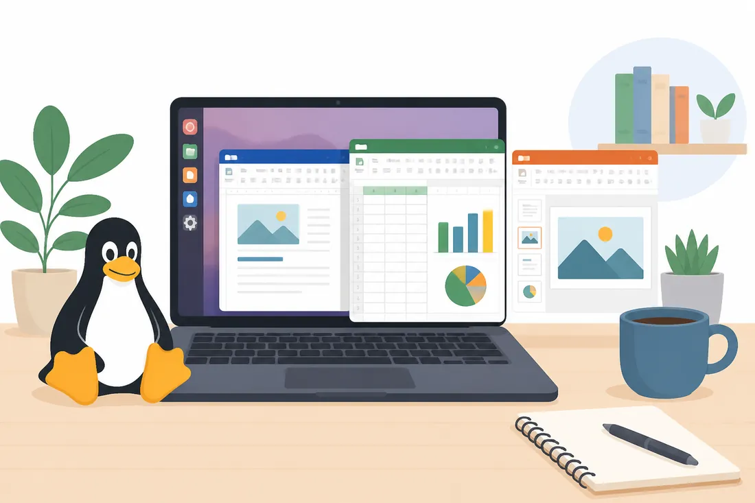 Ilustração: Pacote Office no Linux: alternativas que funcionam